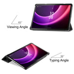 Custodia per tablet Smart in pelle con supporto a 3 pieghe Custer Pure Color, For Lenovo Tab P11 Gen 2