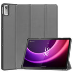 Custodia per tablet Smart in pelle con supporto a 3 pieghe Custer Pure Color, For Lenovo Tab P11 Gen 2
