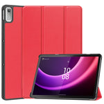 Custodia per tablet Smart in pelle con supporto a 3 pieghe Custer Pure Color, For Lenovo Tab P11 Gen 2