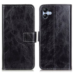 Custodia per cellulare in pelle a vibrazione orizzontale con struttura retrò Crazy Horse, For Samsung Galaxy A04E, For Huawei Nova Y61