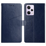 HT01 Cassa del telefono di cuoio di vibrazione del modello a forma di Y, For Xiaomi Redmi Note 12 Pro+ China/Note 12 Explorer, For Samsung Galaxy A54 5G