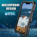 Custodia per telefono in metallo Tri-poof Camshield con supporto, For iPhone 14, For iPhone 14 Plus, For iPhone 14 Pro, For iPhone 14 Pro Max