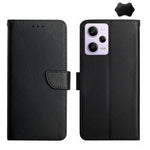 Custodia per telefono flip in vera pelle a prova di impronte digitali, For Xiaomi Redmi 11 Prime 4G, For Xiaomi Redmi 11 Prime 5G, For Xiaomi Redmi Note 12 China, For Xiaomi Redmi Note 12 Pro 5G China, For Xiaomi Redmi Note 12 Pro+ China/12 Explorer   ...