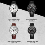 Orologio multifunzionale in pelle da uomo al quarzo, Ochstin 6050B