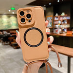 Custodia per telefono con cordino magnetico MagSafe, For iPhone 12, For iPhone 11, For iPhone 14 Pro, For iPhone 13 Pro Max, For iPhone 12 Pro Max