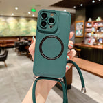 Custodia per telefono con cordino magnetico MagSafe, For iPhone 12, For iPhone 11, For iPhone 14 Pro, For iPhone 13 Pro Max, For iPhone 12 Pro Max