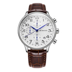 Orologio multifunzionale in pelle da uomo al quarzo, Ochstin 6050C