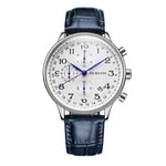 Orologio multifunzionale in pelle da uomo al quarzo, Ochstin 6050C