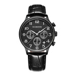 Orologio multifunzionale in pelle da uomo al quarzo, Ochstin 6050E