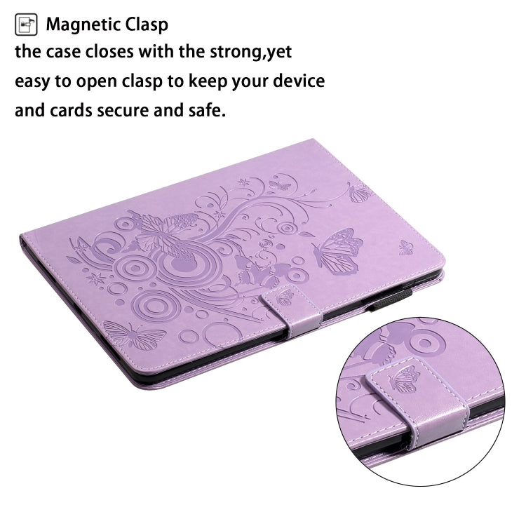 Custodia in pelle flip per iPad Pro 11 con motivo farfalle