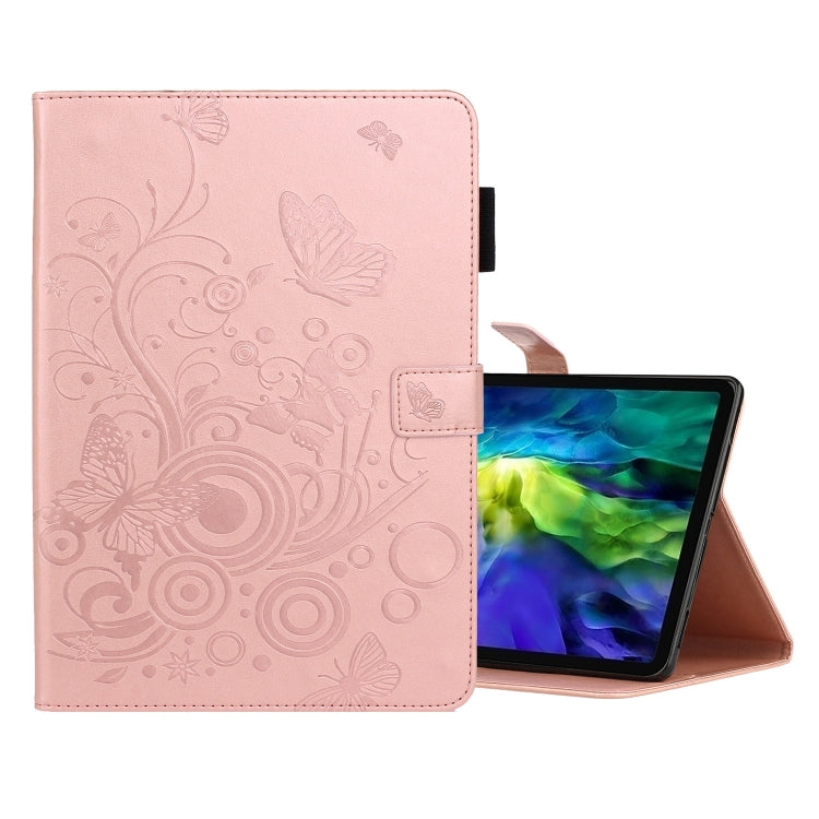 Custodia in pelle flip per iPad Pro 11 con motivo farfalle