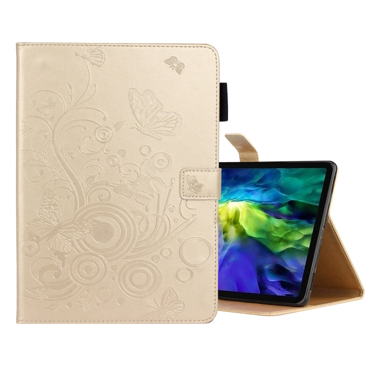 Custodia in pelle flip per iPad Pro 11 con motivo farfalle