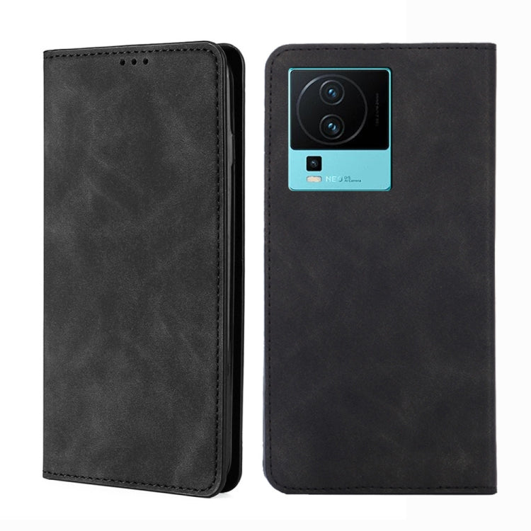 Custodia per telefono in pelle con vibrazione orizzontale magnetica Skin Feel, For vivo iQOO Neo7, For Realme 9i 5G Global/10 5G, For vivo T2x 5G/Y73t/iQOO Z6x, For Huawei nova Y61
