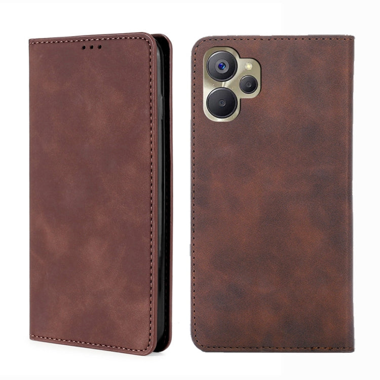 Custodia per telefono in pelle con vibrazione orizzontale magnetica Skin Feel, For vivo iQOO Neo7, For Realme 9i 5G Global/10 5G, For vivo T2x 5G/Y73t/iQOO Z6x, For Huawei nova Y61