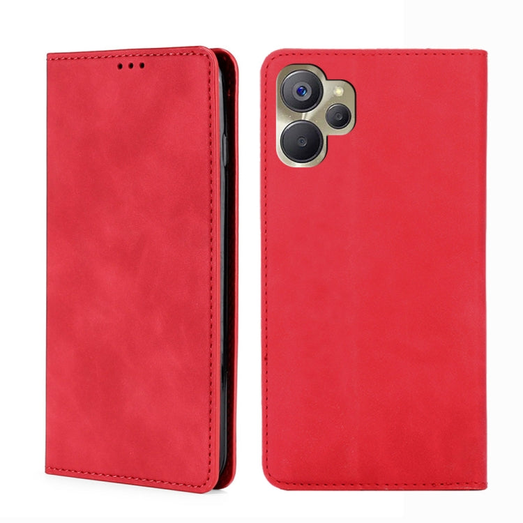 Custodia per telefono in pelle con vibrazione orizzontale magnetica Skin Feel, For vivo iQOO Neo7, For Realme 9i 5G Global/10 5G, For vivo T2x 5G/Y73t/iQOO Z6x, For Huawei nova Y61