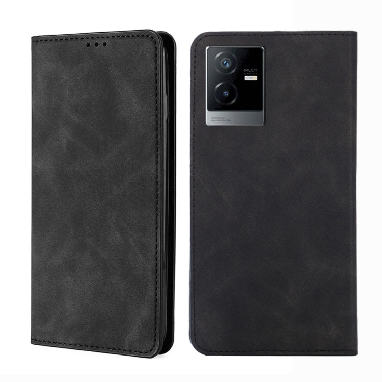 Custodia per telefono in pelle con vibrazione orizzontale magnetica Skin Feel, For vivo iQOO Neo7, For Realme 9i 5G Global/10 5G, For vivo T2x 5G/Y73t/iQOO Z6x, For Huawei nova Y61