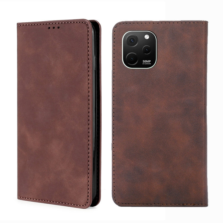 Custodia per telefono in pelle con vibrazione orizzontale magnetica Skin Feel, For vivo iQOO Neo7, For Realme 9i 5G Global/10 5G, For vivo T2x 5G/Y73t/iQOO Z6x, For Huawei nova Y61