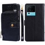 Custodia per cellulare in pelle con cerniera, For vivo iQOO Neo7, For Realme 9i 5G Global/10 5G, For vivo T2x 5G/Y73t/iQOO Z6x, For Huawei nova Y61, For Honor Play 40 Plus, For Nokia X30 5G, For ZTE Blade A52 Lite