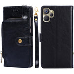 Custodia per cellulare in pelle con cerniera, For vivo iQOO Neo7, For Realme 9i 5G Global/10 5G, For vivo T2x 5G/Y73t/iQOO Z6x, For Huawei nova Y61, For Honor Play 40 Plus, For Nokia X30 5G, For ZTE Blade A52 Lite