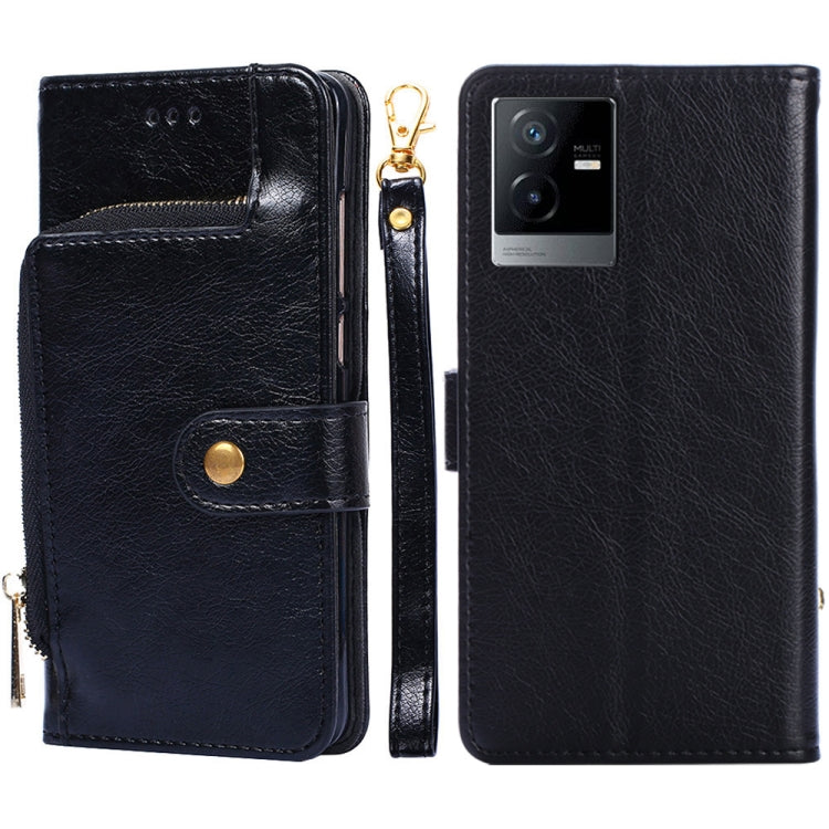 Custodia per cellulare in pelle con cerniera, For vivo iQOO Neo7, For Realme 9i 5G Global/10 5G, For vivo T2x 5G/Y73t/iQOO Z6x, For Huawei nova Y61, For Honor Play 40 Plus, For Nokia X30 5G, For ZTE Blade A52 Lite