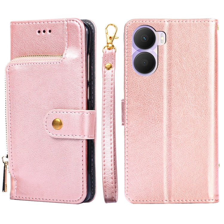 Custodia per cellulare in pelle con cerniera, For vivo iQOO Neo7, For Realme 9i 5G Global/10 5G, For vivo T2x 5G/Y73t/iQOO Z6x, For Huawei nova Y61, For Honor Play 40 Plus, For Nokia X30 5G, For ZTE Blade A52 Lite