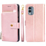 Custodia per cellulare in pelle con cerniera, For vivo iQOO Neo7, For Realme 9i 5G Global/10 5G, For vivo T2x 5G/Y73t/iQOO Z6x, For Huawei nova Y61, For Honor Play 40 Plus, For Nokia X30 5G, For ZTE Blade A52 Lite