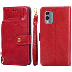 Custodia per cellulare in pelle con cerniera, For vivo iQOO Neo7, For Realme 9i 5G Global/10 5G, For vivo T2x 5G/Y73t/iQOO Z6x, For Huawei nova Y61, For Honor Play 40 Plus, For Nokia X30 5G, For ZTE Blade A52 Lite