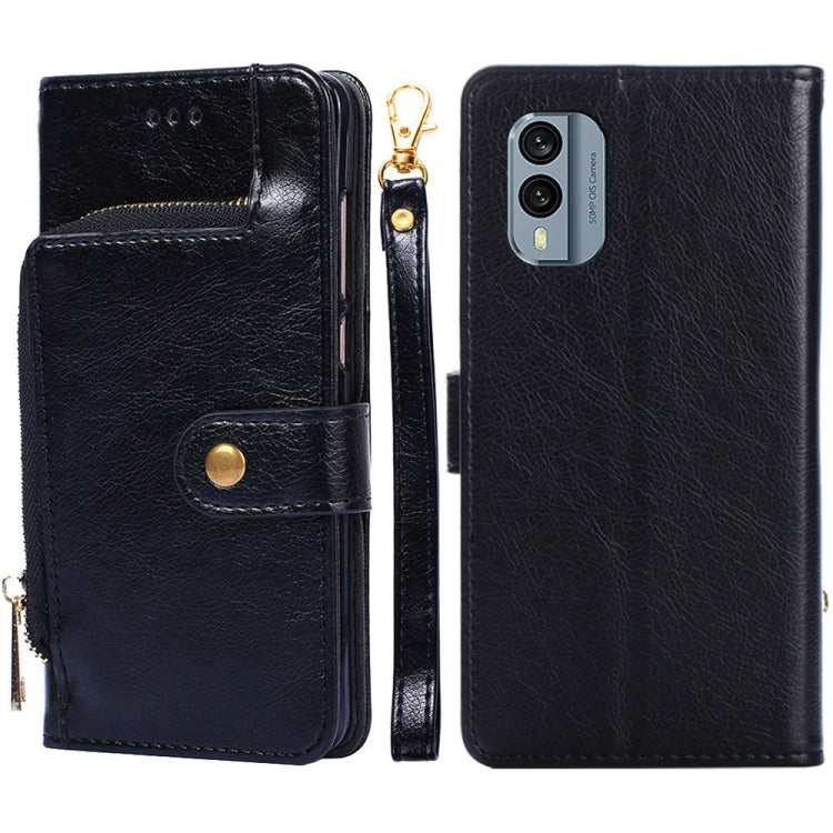 Custodia per cellulare in pelle con cerniera, For vivo iQOO Neo7, For Realme 9i 5G Global/10 5G, For vivo T2x 5G/Y73t/iQOO Z6x, For Huawei nova Y61, For Honor Play 40 Plus, For Nokia X30 5G, For ZTE Blade A52 Lite