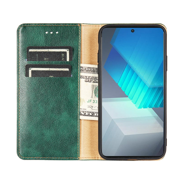 Custodia per telefono in pelle magnetica tinta unita a olio lucido, For vivo iQOO Neo7, For Realme 9i 5G Global/10 5G, For vivo T2x 5G/Y73t/iQOO Z6x, For Huawei nova Y61
