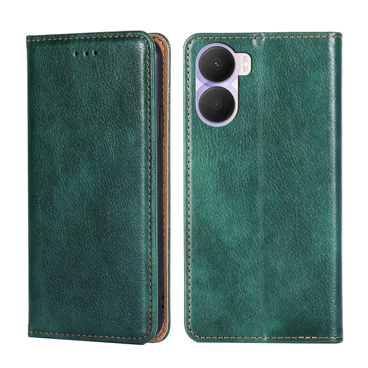 Custodia per telefono in pelle magnetica tinta unita a olio lucido, For Honor Play 40 Plus, For Nokia C31, For Nokia X30 5G