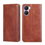 Custodia per telefono in pelle magnetica tinta unita a olio lucido, For Honor Play 40 Plus, For Nokia C31, For Nokia X30 5G