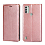 Custodia per telefono in pelle magnetica tinta unita a olio lucido, For Honor Play 40 Plus, For Nokia C31, For Nokia X30 5G