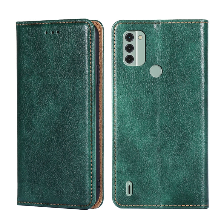 Custodia per telefono in pelle magnetica tinta unita a olio lucido, For Honor Play 40 Plus, For Nokia C31, For Nokia X30 5G