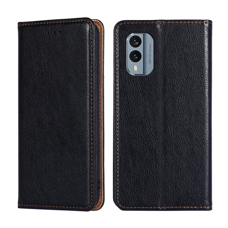 Custodia per telefono in pelle magnetica tinta unita a olio lucido, For Honor Play 40 Plus, For Nokia C31, For Nokia X30 5G