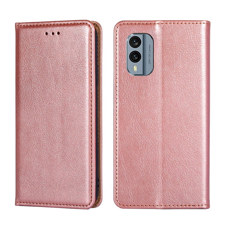 Custodia per telefono in pelle magnetica tinta unita a olio lucido, For Honor Play 40 Plus, For Nokia C31, For Nokia X30 5G