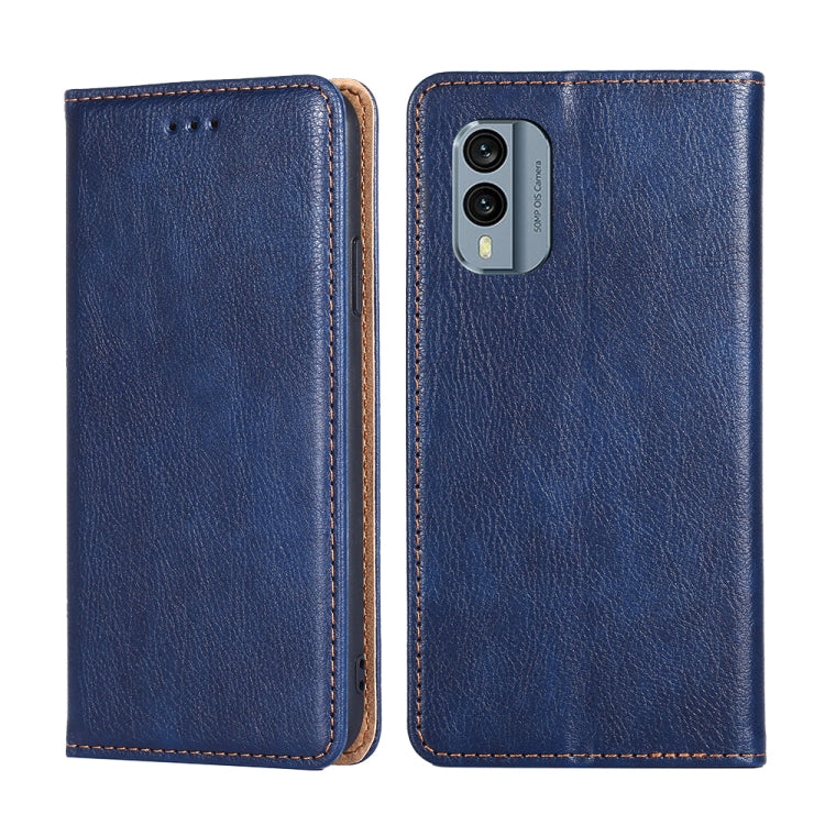 Custodia per telefono in pelle magnetica tinta unita a olio lucido, For Honor Play 40 Plus, For Nokia C31, For Nokia X30 5G