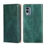Custodia per telefono in pelle magnetica tinta unita a olio lucido, For Honor Play 40 Plus, For Nokia C31, For Nokia X30 5G