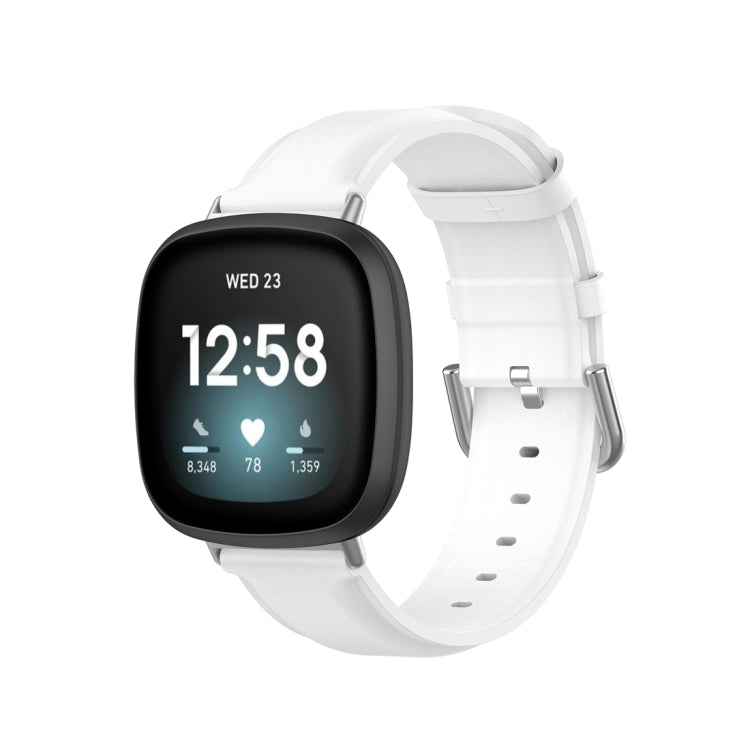 Cinturino in vera pelle, For Fitbit Versa 3 / Sense