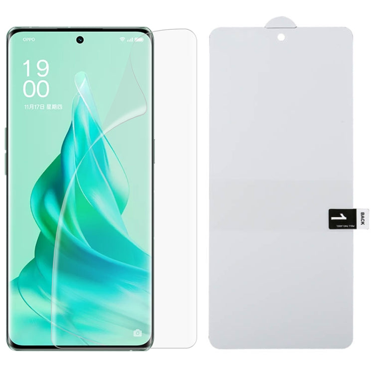Pellicola idrogel antideflagrante a schermo intero, For OPPO Reno9(1 PC), For OPPO Reno9 Pro(1 PC), For OPPO Reno9 Pro+(1 PC)