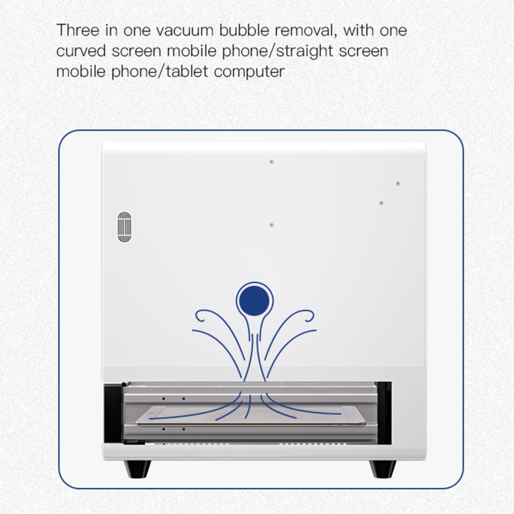 TBK208C 15 inch Curved Screen Laminating and Foaming Machine, US Plug, EU Plug, UK Plug, AU Plug