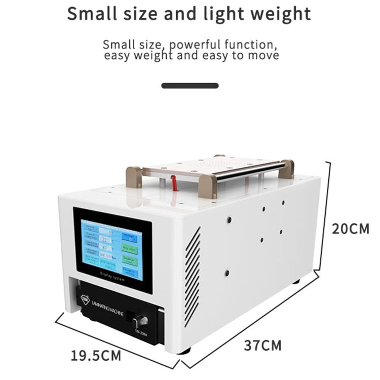 TBK 208M 3 in 1 Mini LCD Touch Screen Macchina per la rimozione di bolle di laminazione sottovuoto, US Plug, EU Plug, UK Plug, AU Plug