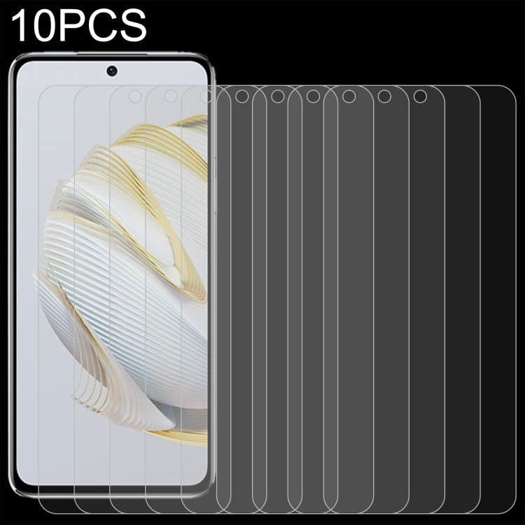 Pellicola in vetro temperato 10 pezzi 0,26 mm 9H 2,5D, For Huawei nova 10 SE (10 PCS), For BLU Bold N2 (10 PCS), For ZTE Blade A52 Lite(10 PCS)