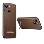 Custodia in pelle per PC + TPU della famosa serie Artisan SULADA Litchi, For iPhone 14, For iPhone 14 Plus, For iPhone 14 Pro, For iPhone 14 Pro Max