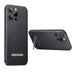 Custodia in pelle per PC + TPU della famosa serie Artisan SULADA Litchi, For iPhone 14, For iPhone 14 Plus, For iPhone 14 Pro, For iPhone 14 Pro Max