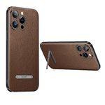 Custodia in pelle per PC + TPU della famosa serie Artisan SULADA Litchi, For iPhone 14, For iPhone 14 Plus, For iPhone 14 Pro, For iPhone 14 Pro Max