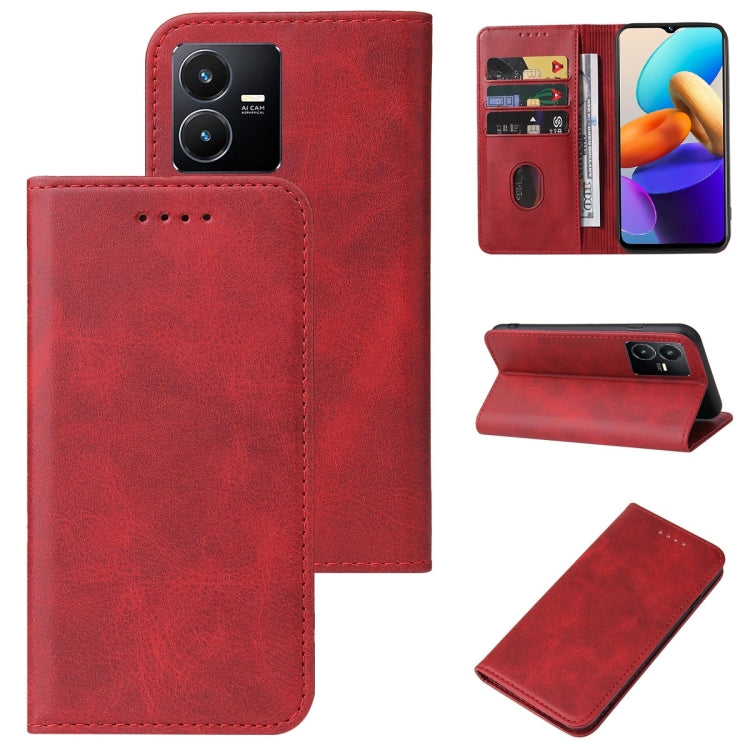 Custodia per telefono in pelle con chiusura magnetica, For Motorola Moto G72, For OPPO Reno6 Pro 5G, For Samsung Galaxy A22e, For vivo Y22s/Y22/Y35, For ZTE Blade A51 Lite/A5 2020, For ZTE Blade A52 2022, For ZTE Blade A72 2022