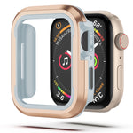 Custodia protettiva in lega di alluminio + TPU 2 in 1, For Apple Watch Series 9 / 8 / 7 41mm, For Apple Watch Series 6 / 5 / 4 / SE 40mm