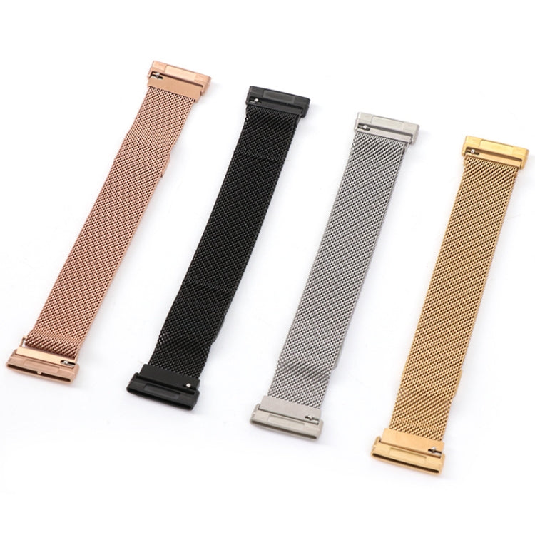 Cinturino per orologio con fibbia divisa in metallo magnetico milanese da 20 mm, For Fitbit Versa 4 / Versa 3