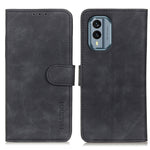 KHAZNEH Custodia per cellulare in pelle con vibrazione orizzontale a trama retrò, For Nokia X30 5G, For OPPO A58, For Samsung Galaxy A54 5G