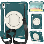 360 Rotazione PC + custodia per tablet in silicone, For iPad 10th Gen 10.9 2022